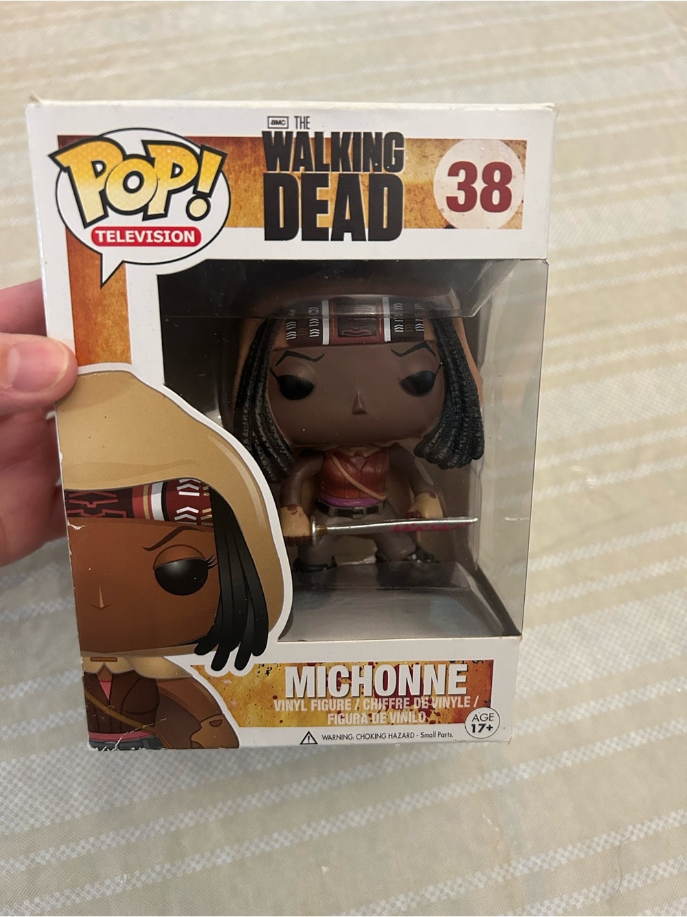 Funko Pop! The Walking Dead Michonne Vinyl Figure - Brown, Black, Red